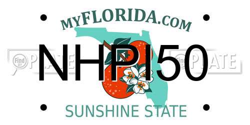 NHPI50 Florida License Plate