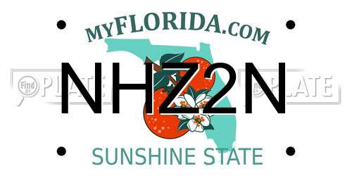 NHZ2N Florida License Plate