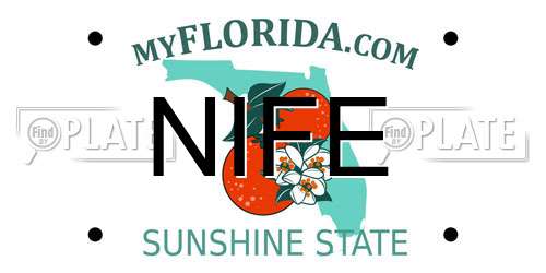 NIFE Florida License Plate