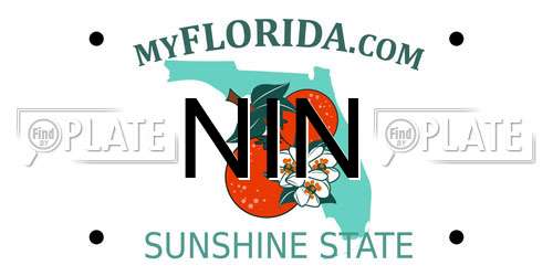 NIN Florida License Plate