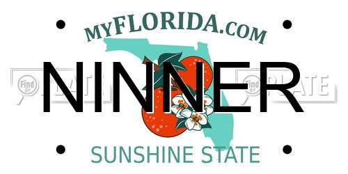 NINNER Florida License Plate