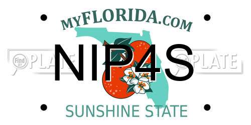 NIP4S Florida License Plate