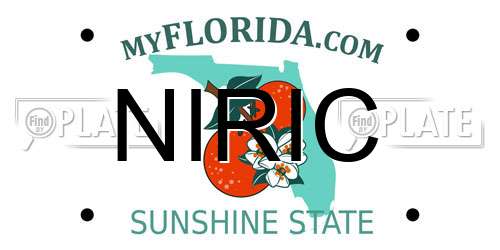 NIRIC Florida License Plate