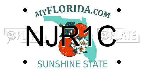 NJR1C Florida License Plate