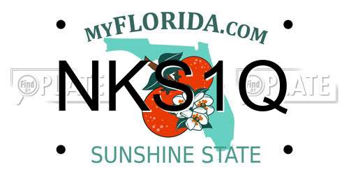 NKS1Q Florida License Plate