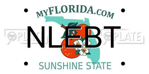 NLEBT Florida License Plate