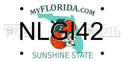 NLGI42 Florida License Plate
