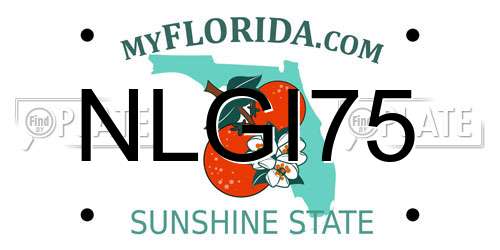 NLGI75 Florida License Plate