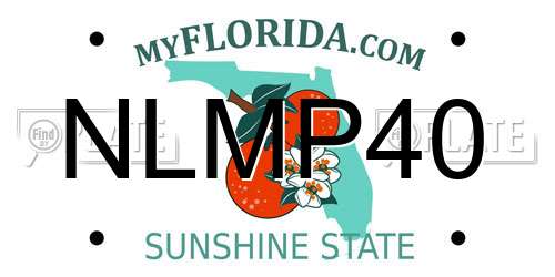 NLMP40 Florida License Plate