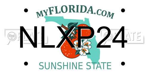 NLXP24 Florida License Plate
