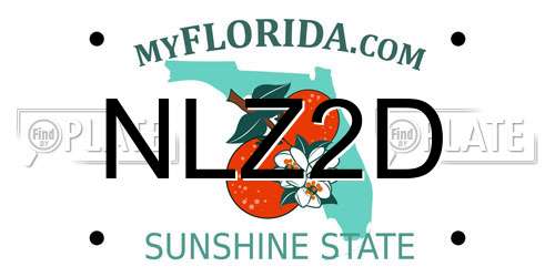 NLZ2D Florida License Plate