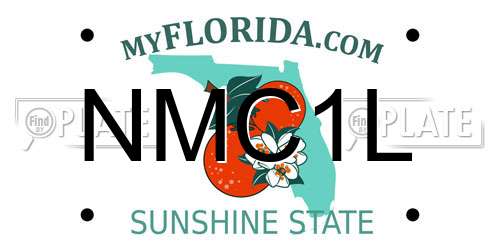 NMC1L Florida License Plate