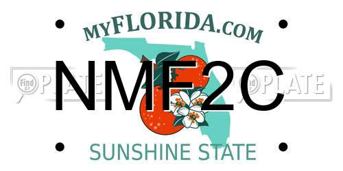 NMF2C Florida License Plate