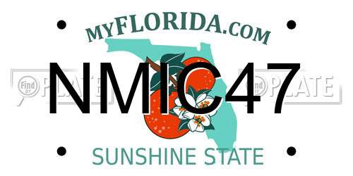 NMIC47 Florida License Plate