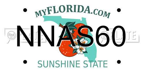NNAS60 Florida License Plate