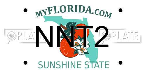 NNT2 Florida License Plate
