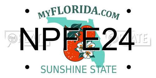 NPFE24 Florida License Plate