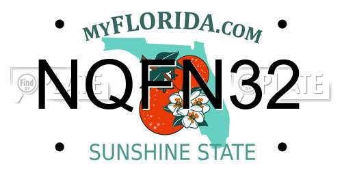 NQFN32 Florida License Plate
