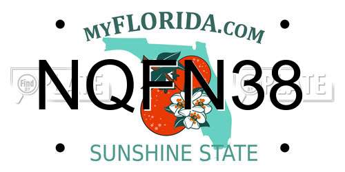 NQFN38 Florida License Plate