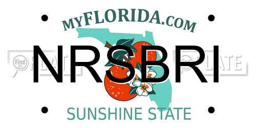 NRSBRI Florida License Plate