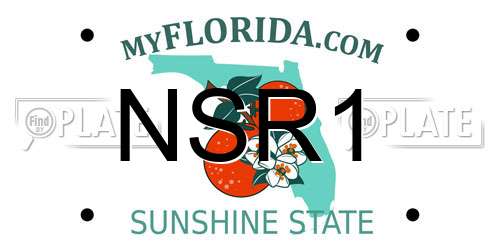 NSR1 Florida License Plate