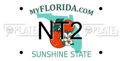 NT2 Florida License Plate