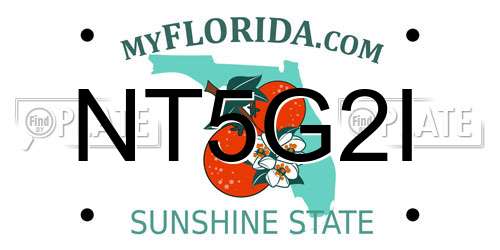 NT5G2I Florida License Plate
