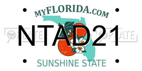 NTAD21 Florida License Plate