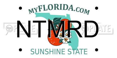 NTMRD Florida License Plate