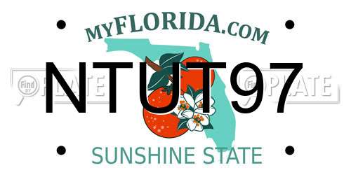NTUT97 Florida License Plate