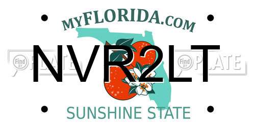 NVR2LT Florida License Plate