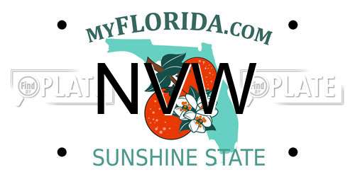 NVW Florida License Plate
