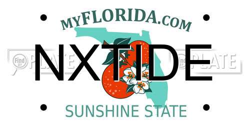 NXTIDE Florida License Plate