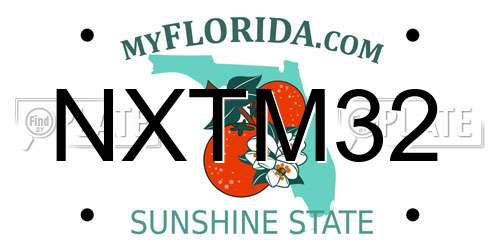 NXTM32 Florida License Plate