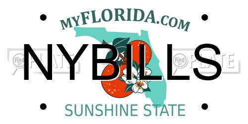 NYBILLS Florida License Plate