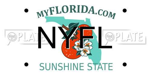 NYFL Florida License Plate