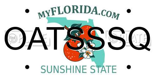 OATSSSQ Florida License Plate
