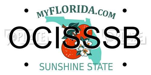 OCISSSB Florida License Plate