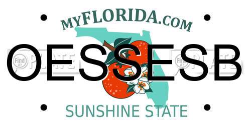 OESSESB Florida License Plate