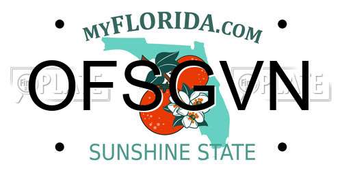 OFSGVN Florida License Plate