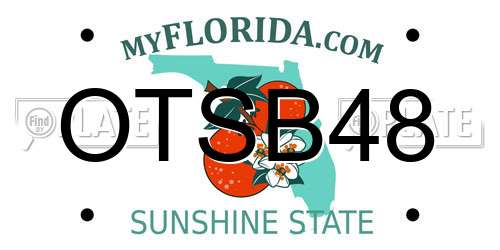 OTSB48 Florida License Plate