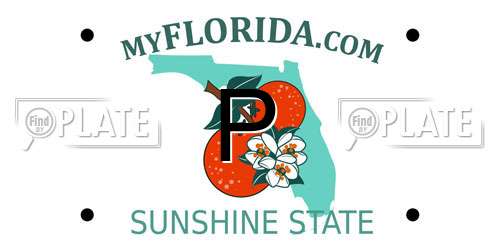 P Florida License Plate