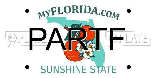 PARTF Florida License Plate