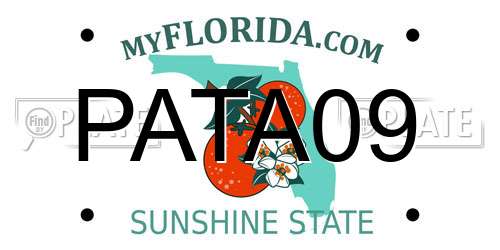 PATA09 Florida License Plate