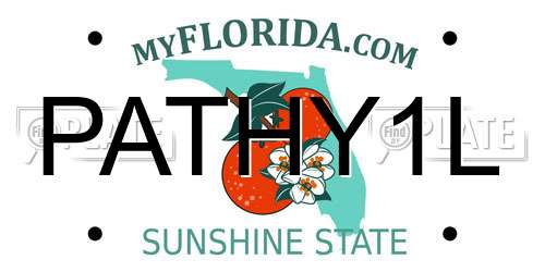 PATHY1L Florida License Plate