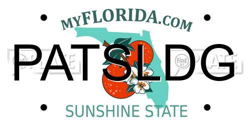 PATSLDG Florida License Plate