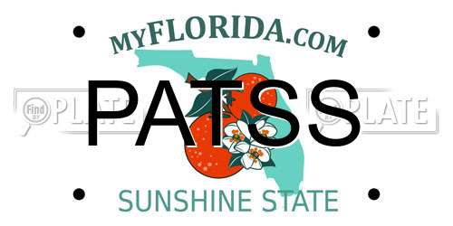 PATSS Florida License Plate