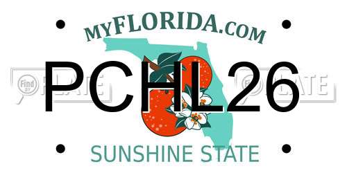 PCHL26 Florida License Plate