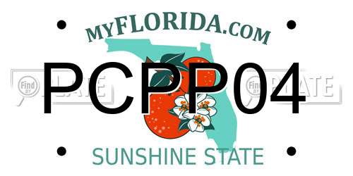 PCPP04 Florida License Plate