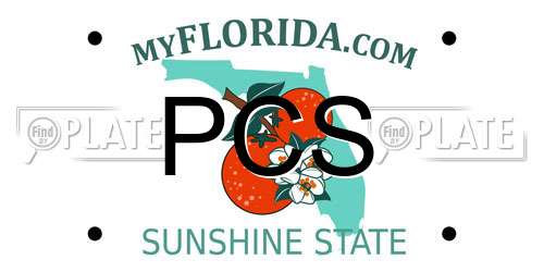 PCS Florida License Plate